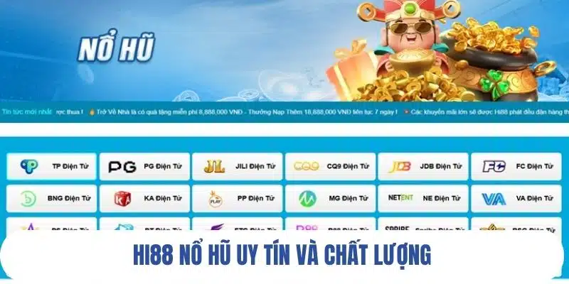 Hi88 Nổ Hũ - Thế Giới Quay Thưởng Chất Lượng Và Thưởng Lớn